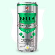 Bella Vino's Mojito Royale is our unique spin on the famous Italian Mojito Royale cocktail. Expect persistent gentle bubbles from a luxurious, silky smooth, bubbly white sparkling wine mixed with delicate natural aromas of lime & mint leaves.