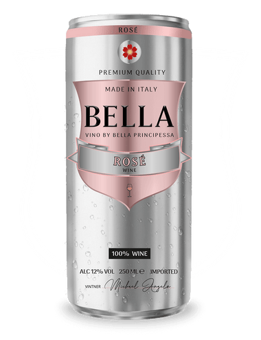  Bella Vino ® Rosé Wine in a Can | 12% ABV | Pairs Well With Everything 